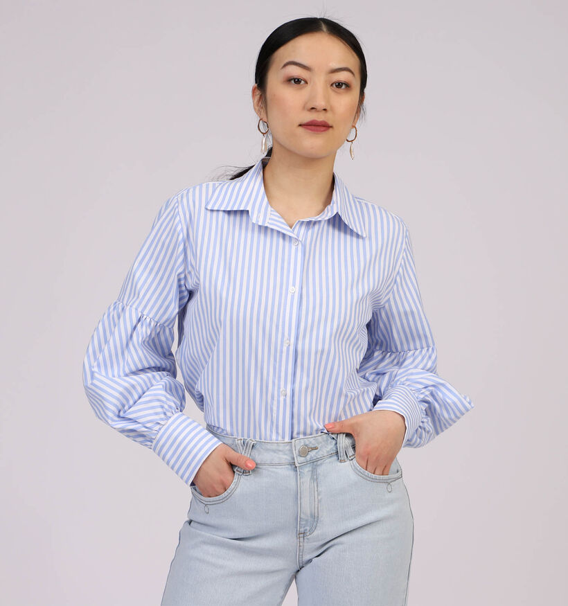 Mexx Blauw Gestreept Hemd (313274)