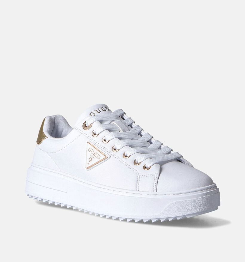 Guess Denesa 12 Witte Sneakers voor dames (353385) - geschikt voor steunzolen