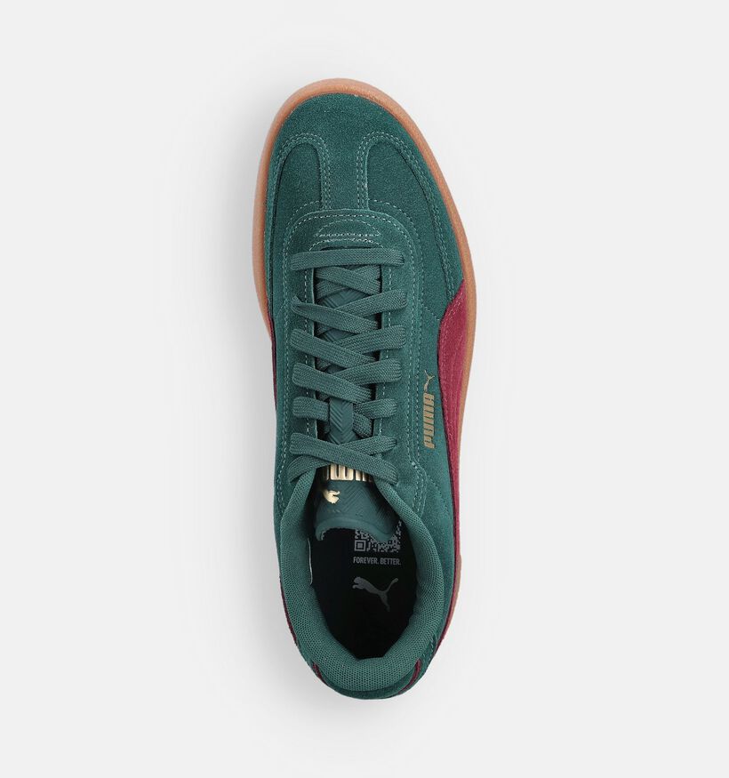 Puma Club II Era Baskets en Vert pour hommes (359106) - pour semelles orthopédiques