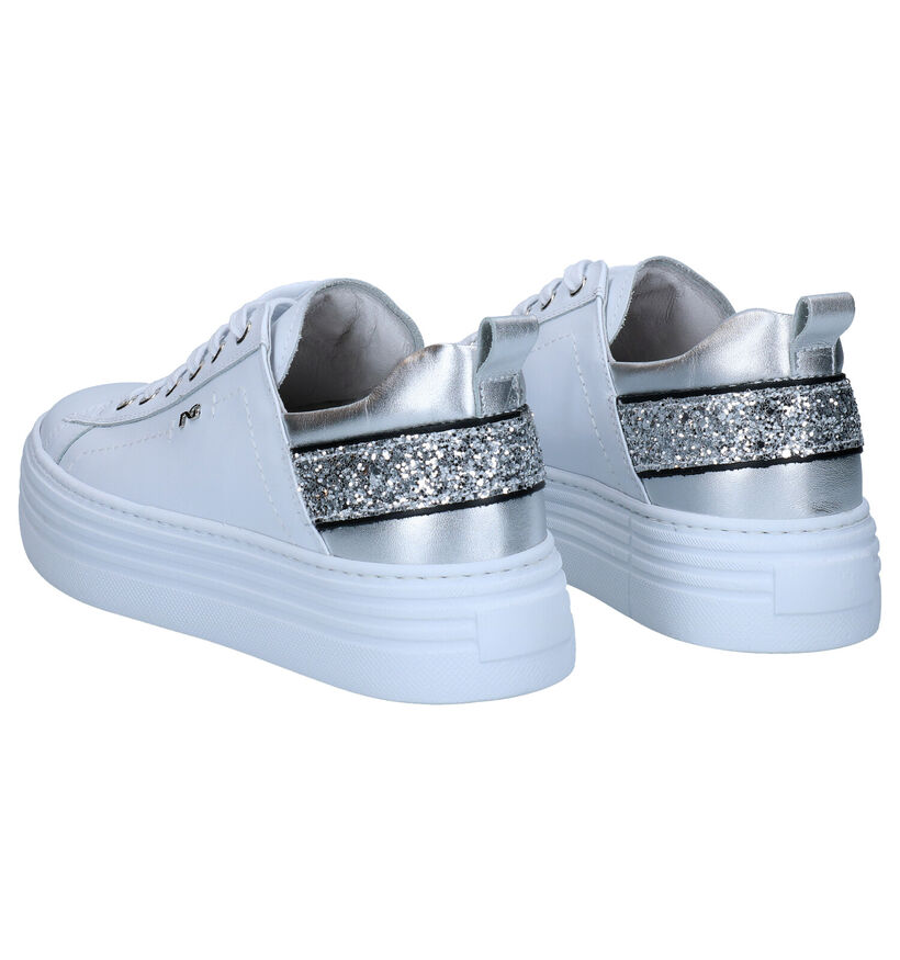 NeroGiardini Chaussures à lacets en Blanc en cuir (286159)