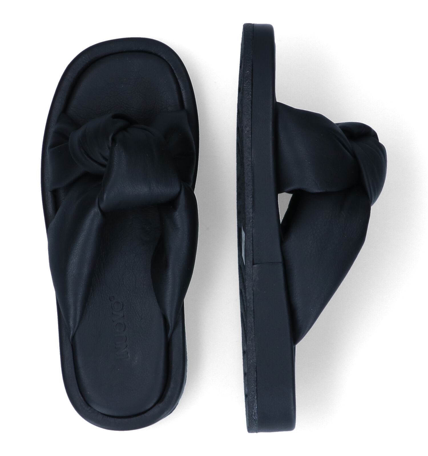 Zwarte slippers hot sale