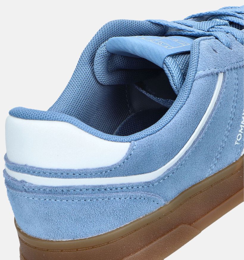 Tommy Hilfiger The Greenwich Suede Blauwe Sneakers voor dames (349707) - geschikt voor steunzolen