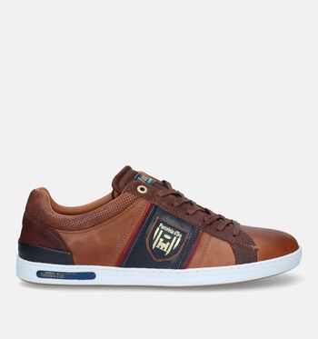 Veterschoenen cognac