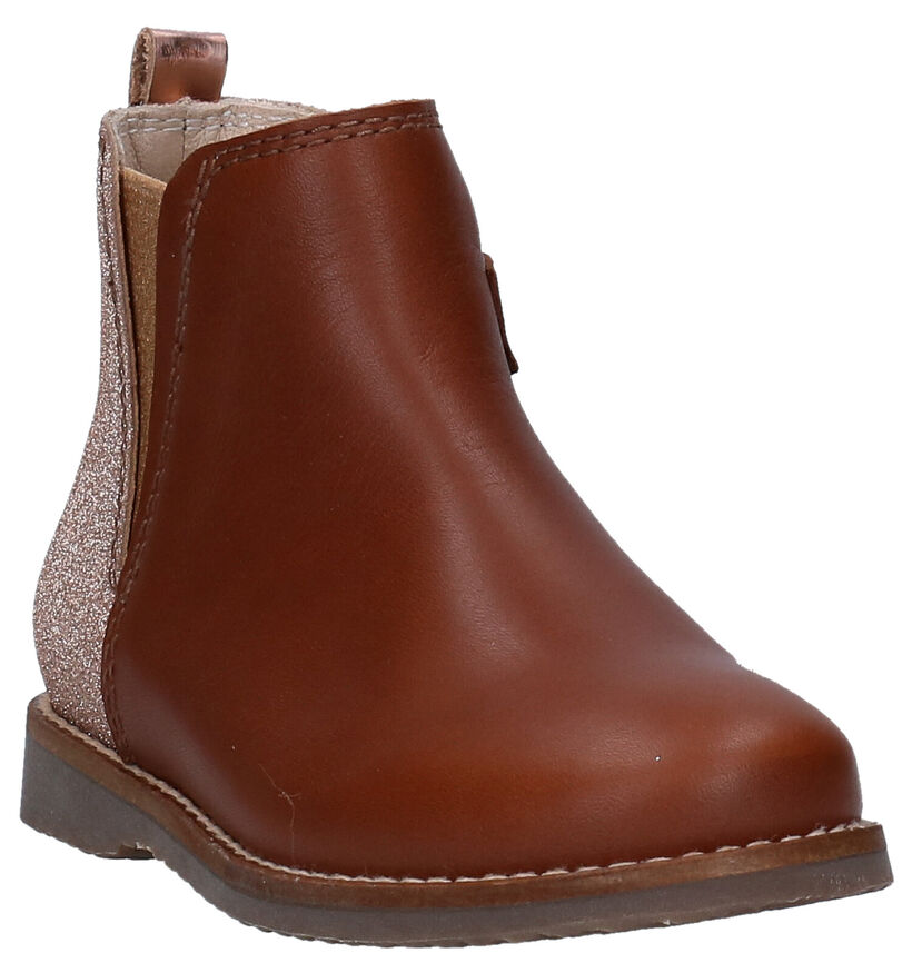 Beberlis Bottes courtes en Cognac pour filles (316139)