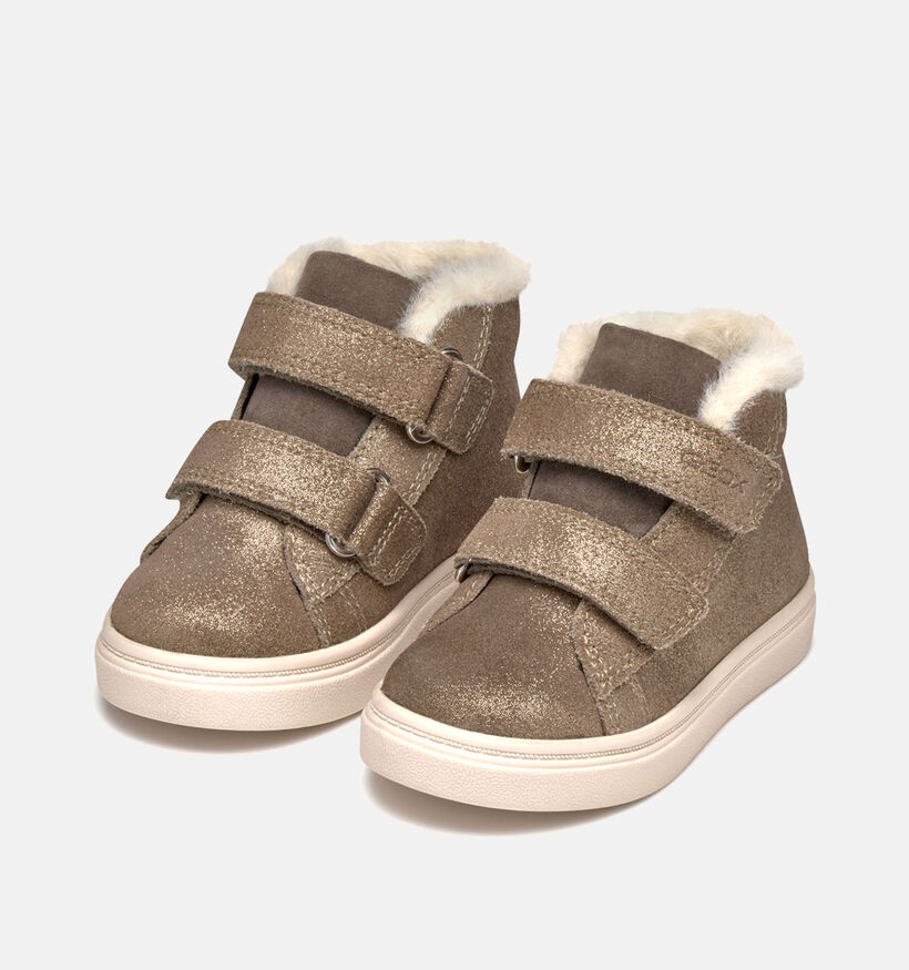 Geox Nashik Waterproof Bronzen Sneakers voor meisjes (361912) - geschikt voor steunzolen