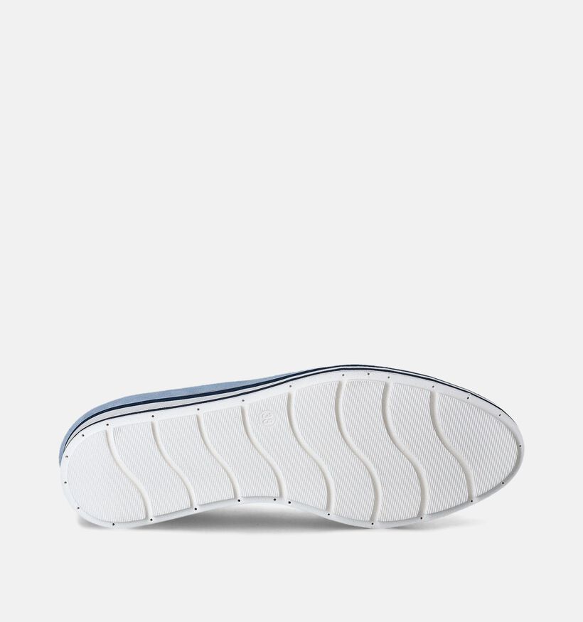 Softwaves Chaussures sans lacets talon compensé en Bleu pour femmes (357557) - pour semelles orthopédiques