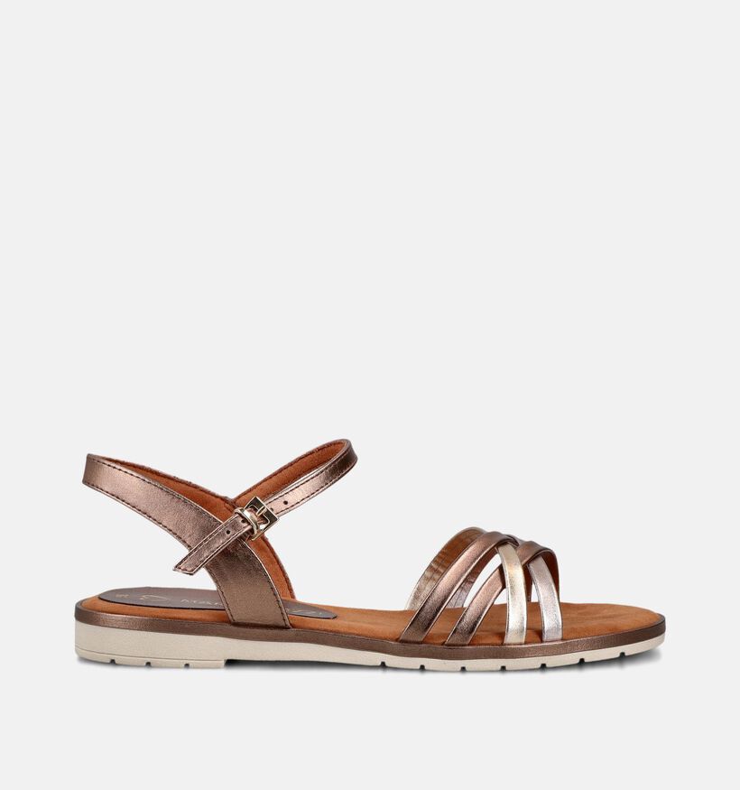 Marco Tozzi Ros&eacute;goud Sandalen voor dames (371878)