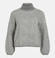 Vila Vilory High-Neck Grijze Pull voor dames (361323)