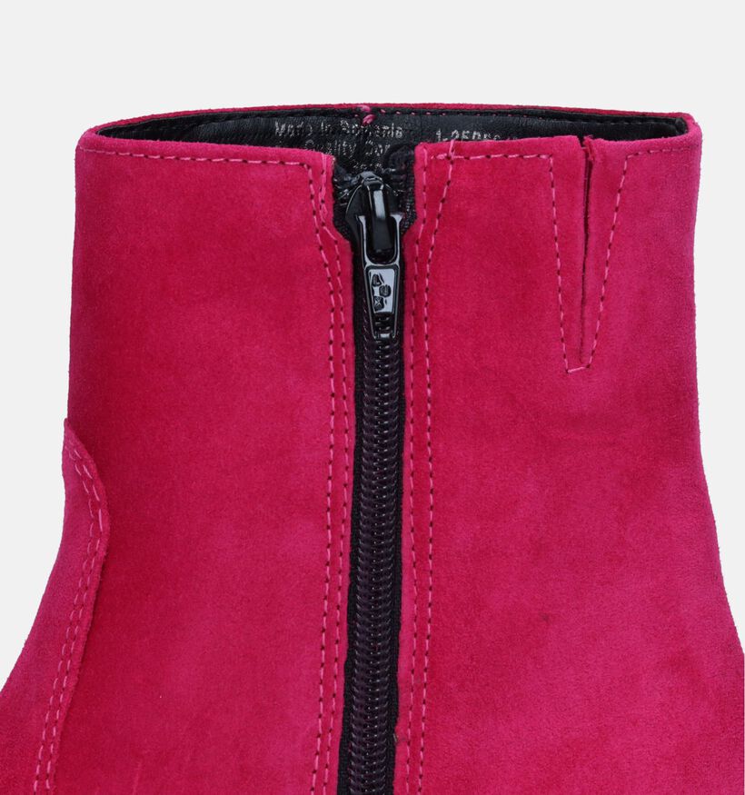 Tamaris Bottines à talons en Rose fuchsia pour femmes (333061)