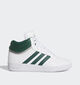 adidas Hoops Mid Witte Sneakers voor jongens, meisjes (357095) - geschikt voor steunzolen
