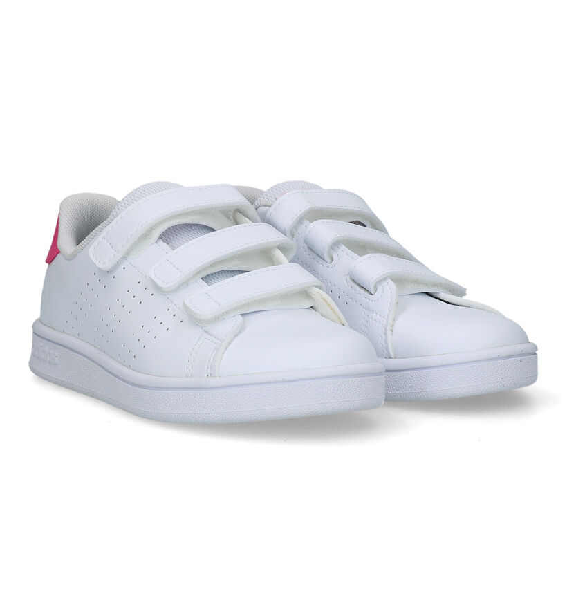 adidas Advantage CF Witte Sneakers voor meisjes (326889) - geschikt voor steunzolen