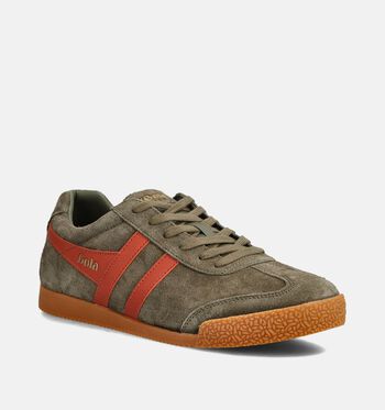 Gola Harrier Low Baskets Tobacco/Off White/Tobacco/Navy/Burgundy/Strom Light Grey/Navy/Khaki/Orange Spice