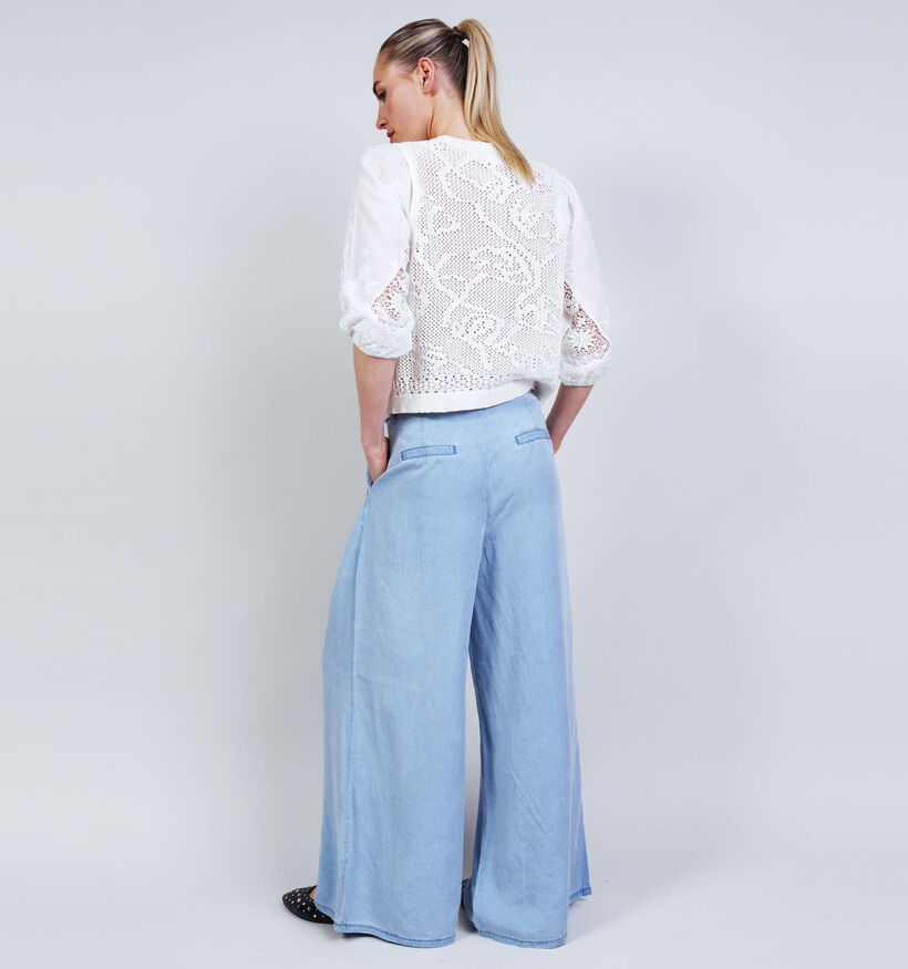 Orfeo Walden Pantalon classiques en Bleu pour femmes (371944)