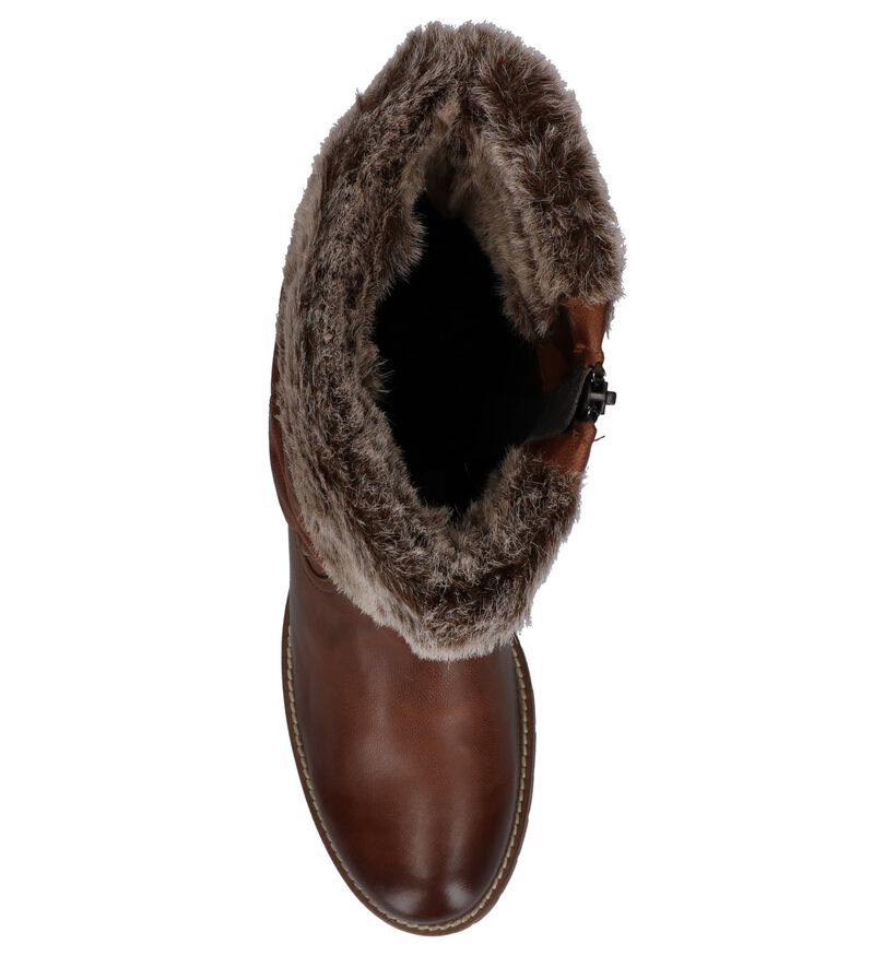 Mario Rossi Bottes basses en Cognac en cuir (223945)