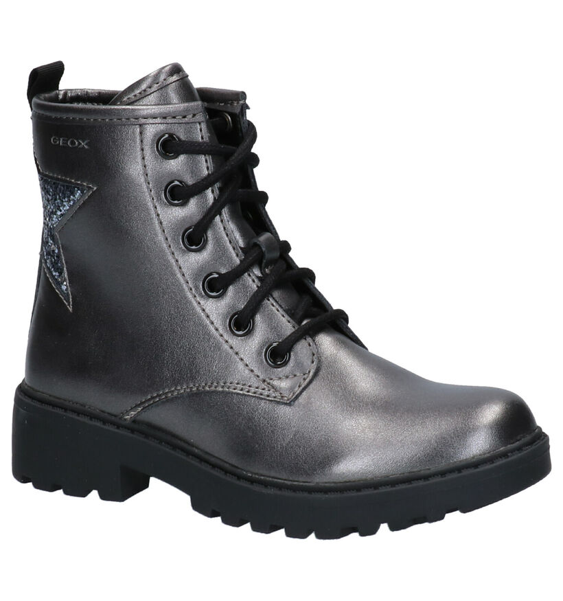 Geox Bottes en Gris foncé en simili cuir (273248)