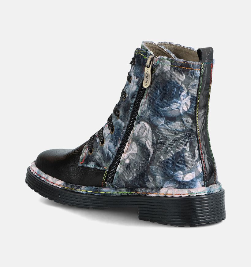 Laura Vita Boots à lacets en Noir pour femmes (364971) - pour semelles orthopédiques