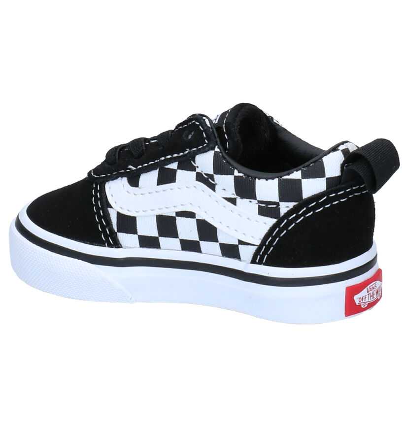 Vans Ward Slip On Zwarte Sneakers voor jongens (303076)