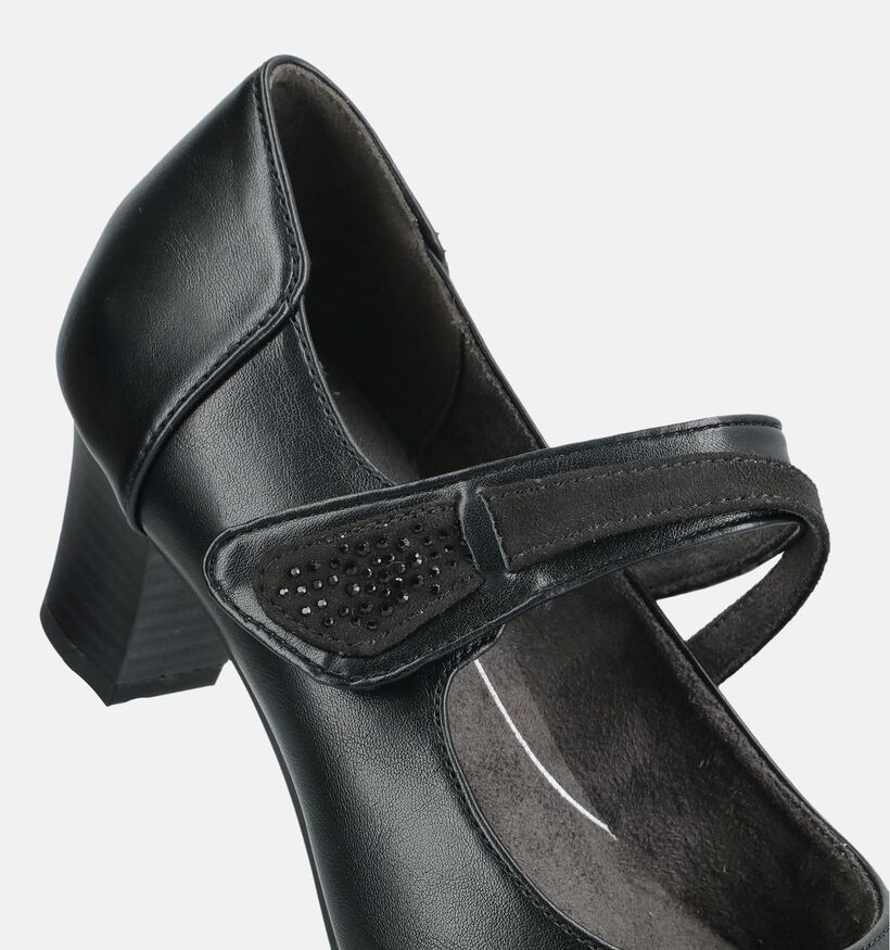 Jana Zwarte Pumps met Bandje voor dames (377085)