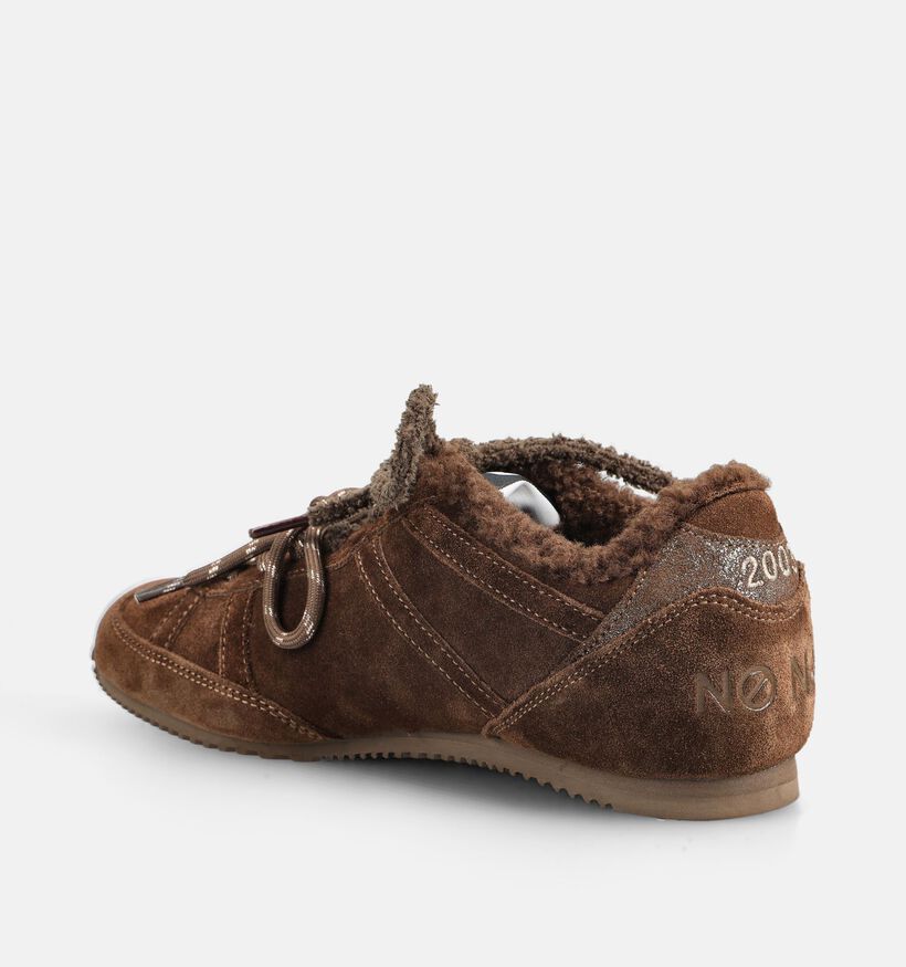 No Name Evo Run Baskets en Marron pour femmes (380989) - pour semelles orthop&eacute;diques