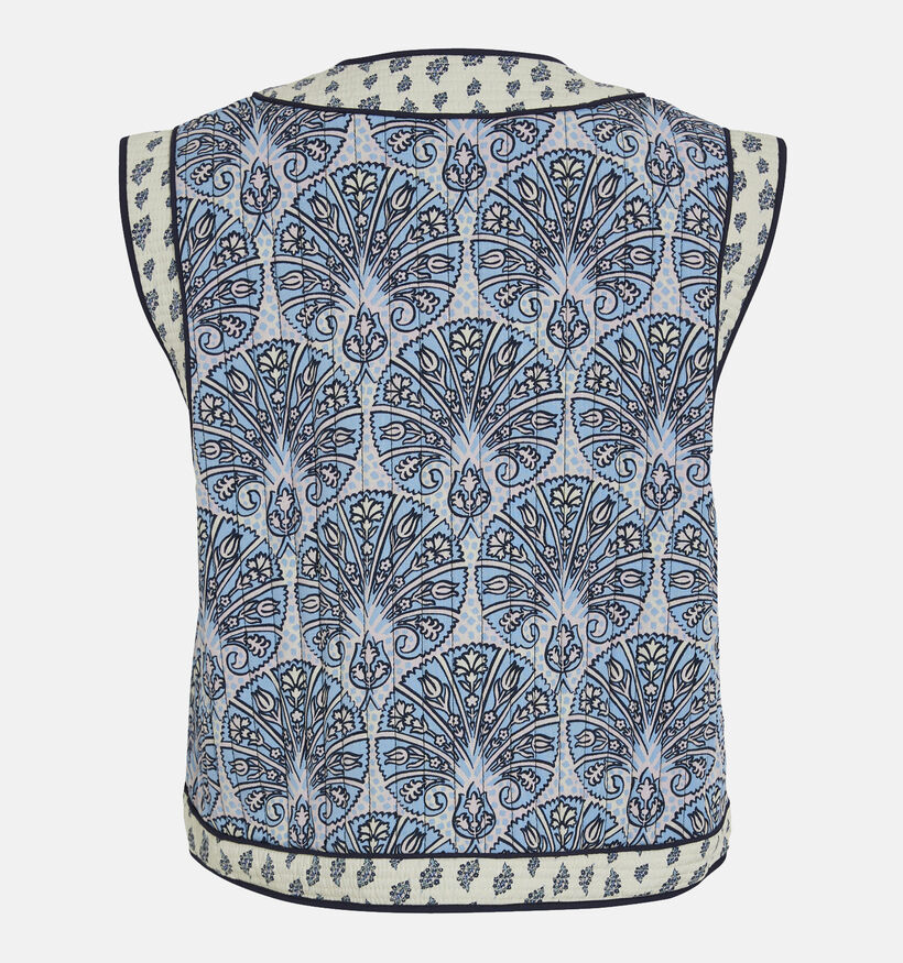 Vila Delphine Blauwe Korte bodywarmer voor dames (353036)