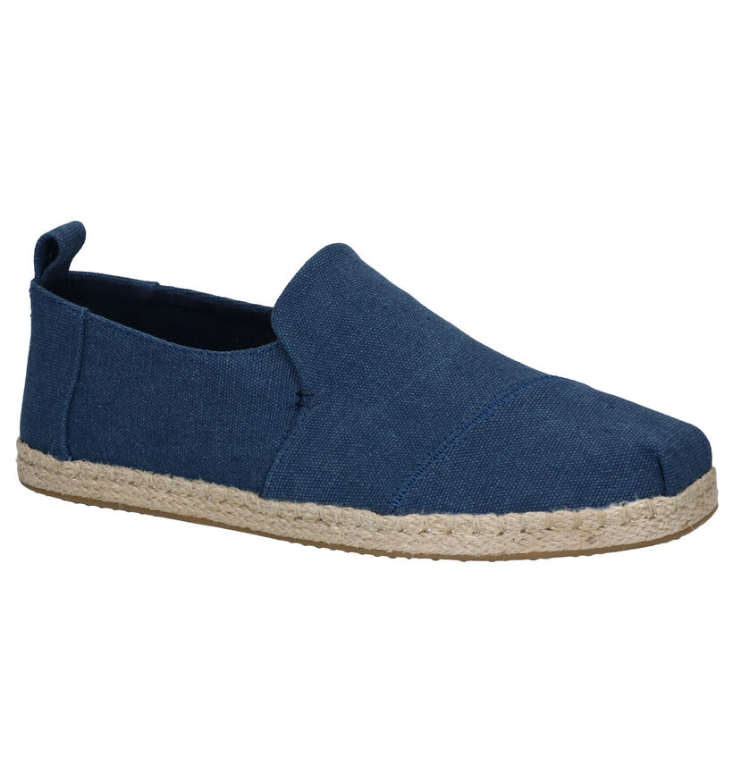 Toms Blauwe Espadrilles in stof (272349)