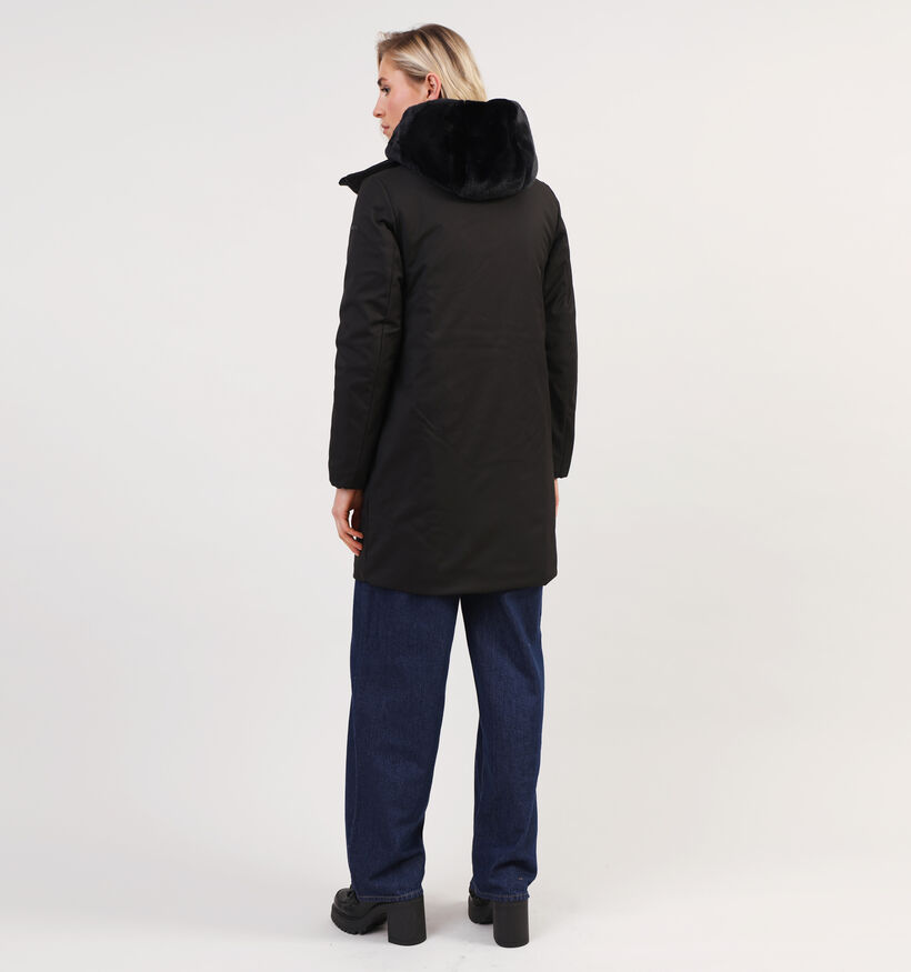 Geox Veste de pluie avec capuchon en Noir pour femmes (347789)