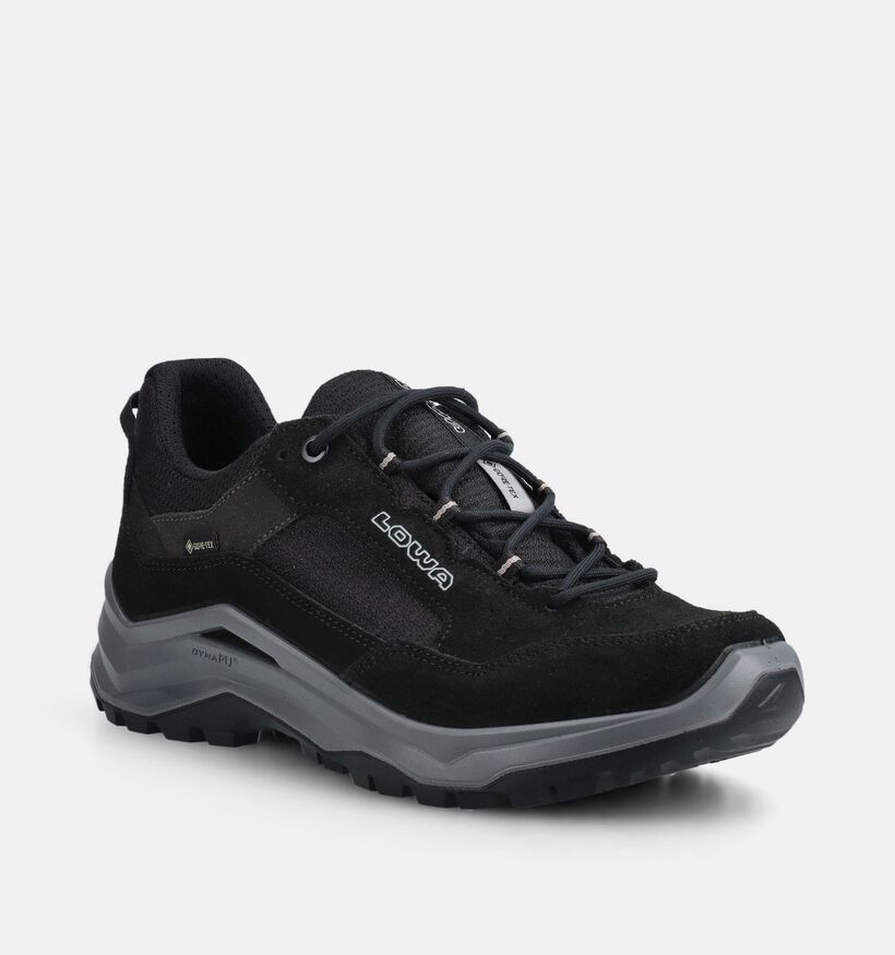 Lowa Ventierra GTX Zwarte Wandelschoenen voor heren (374300) - geschikt voor steunzolen