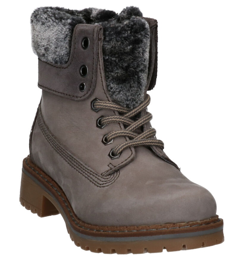Dazzle Bottines en Gris en nubuck (261602)