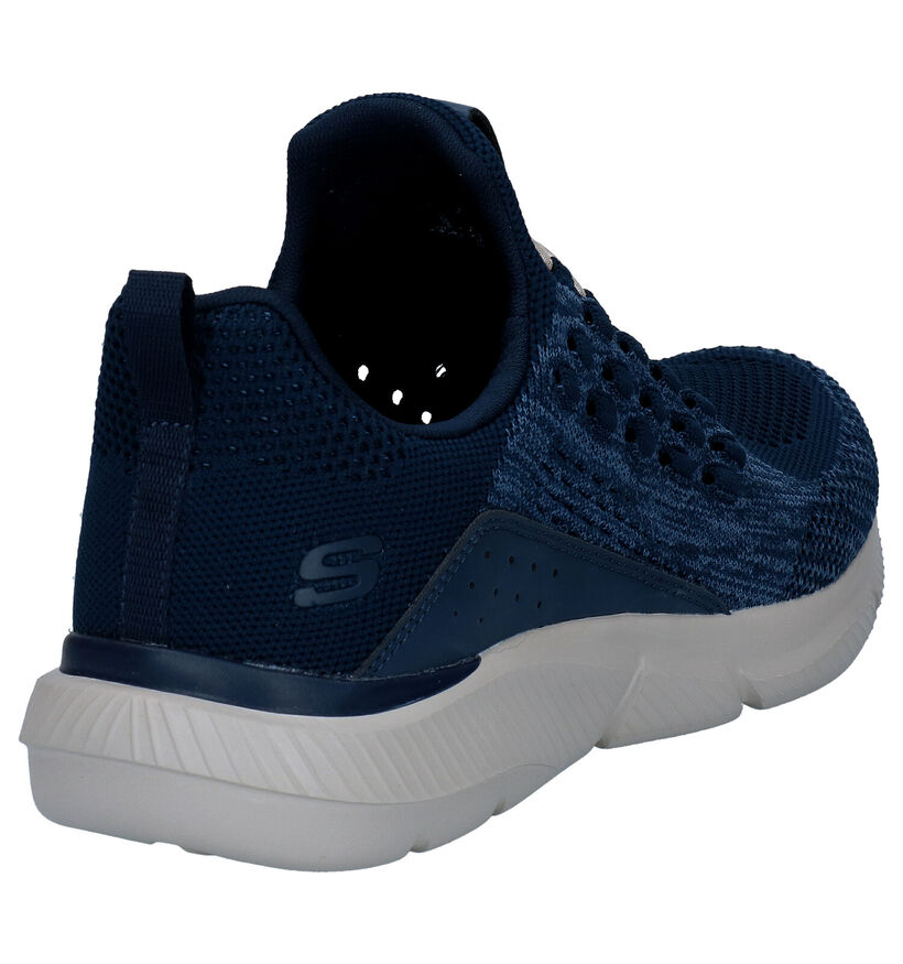 Skechers Streetwear Blauwe Sneakers in stof (287097)