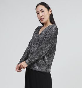 Vila Caso Zwarte Glitter trui voor dames (348761)