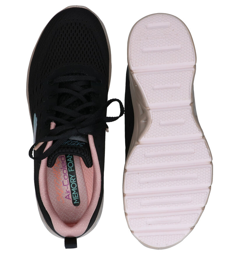 Skechers Glide Step Baskets en Noir pour femmes (293940) - pour semelles orthopédiques