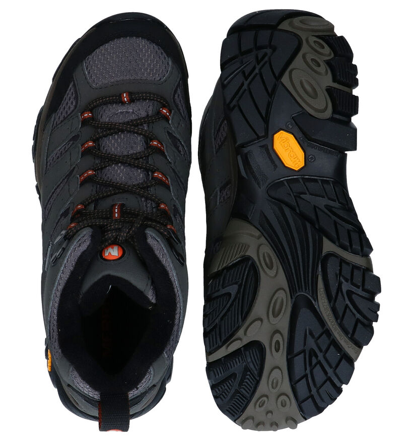 Merrell Moab 2 Mid Chaussures de randonnée en Gris en textile (292324)