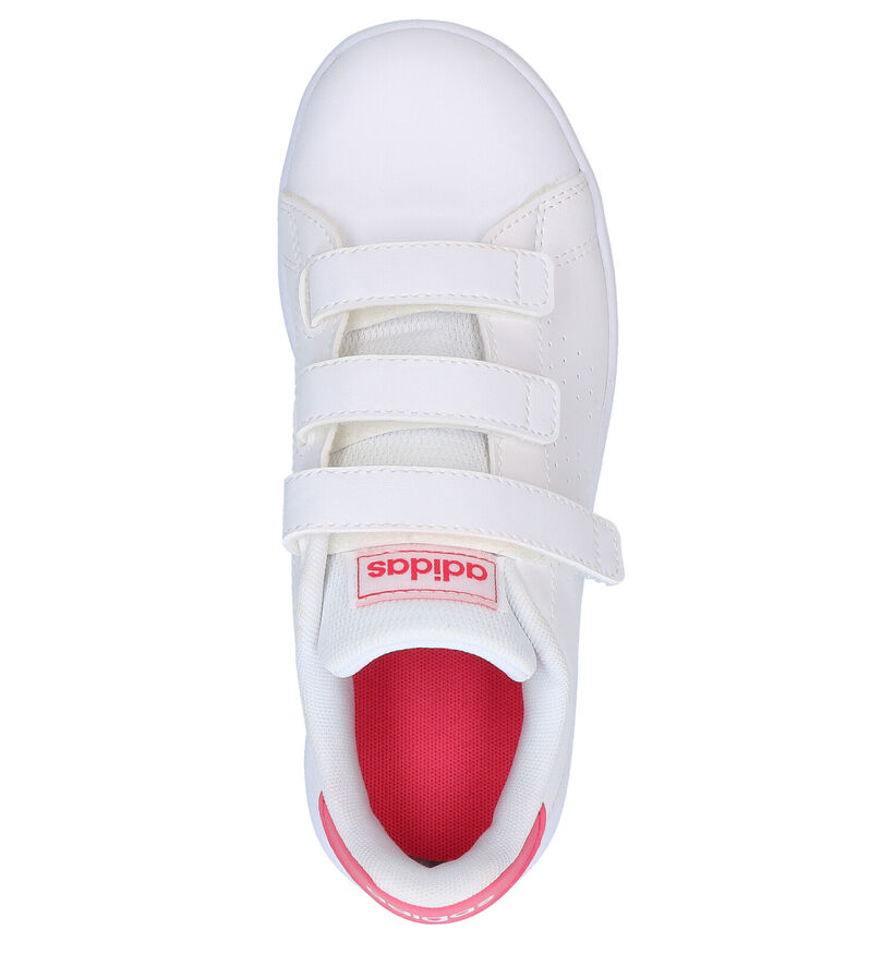 adidas Advantage C Baskets en Blanc pour filles (319539) - pour semelles orthopédiques