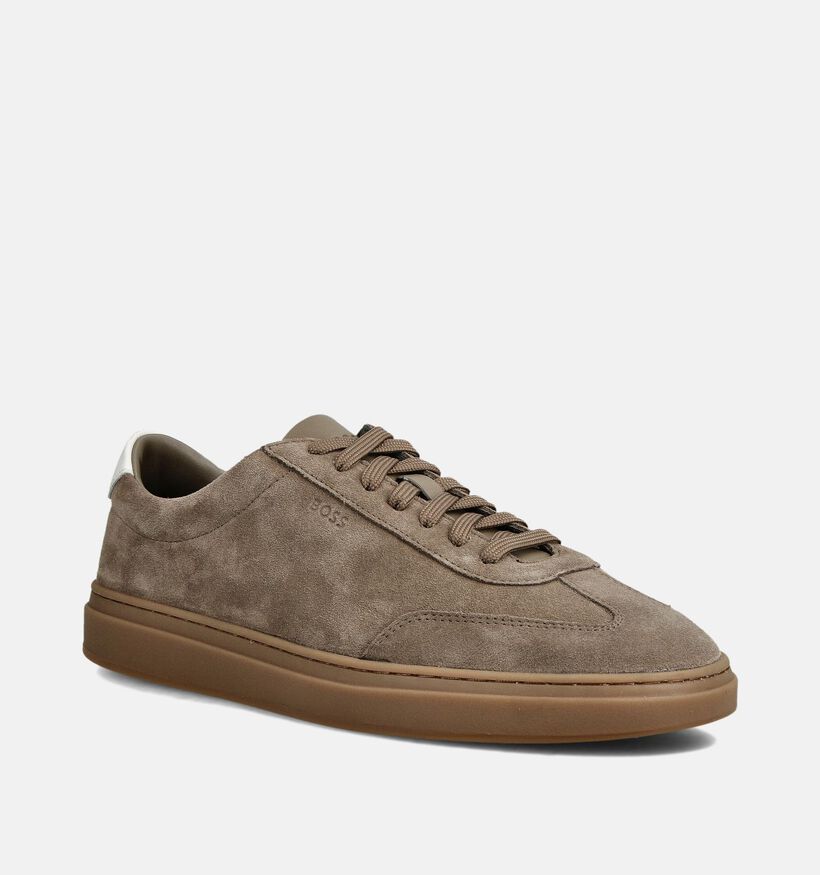 BOSS Bruine Sneakers voor heren (359088) - geschikt voor steunzolen