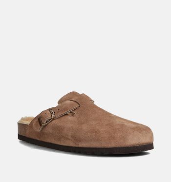 Scholl Pantoufles Noir/Marron/Vert