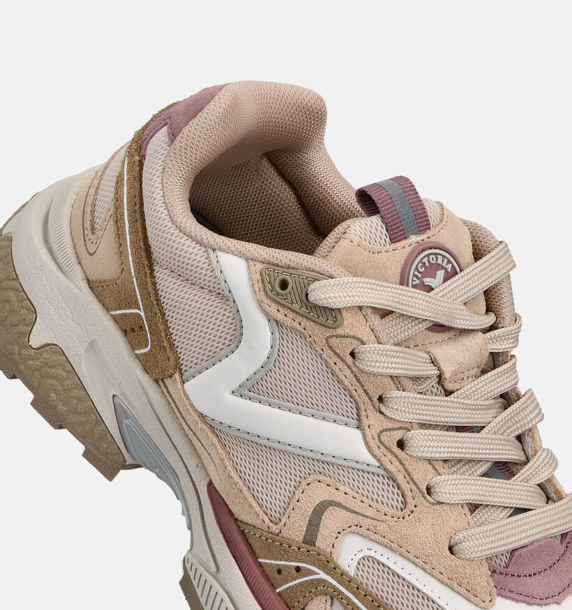 Victoria Beige Sneakers voor dames (361889) - geschikt voor steunzolen
