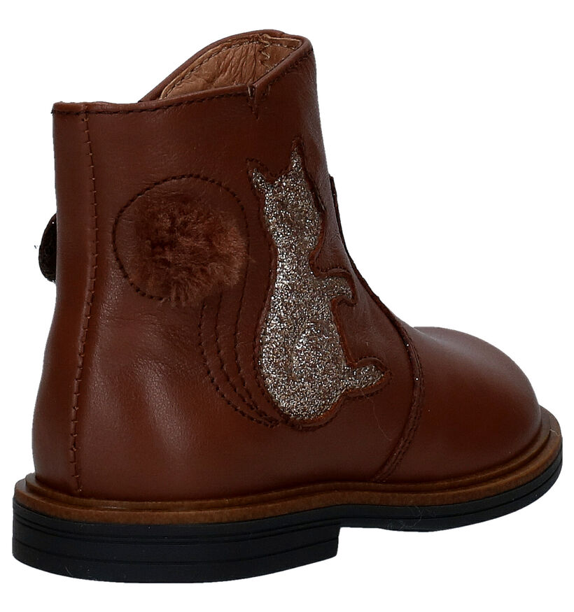 FR by Romagnoli Bottes pour bébé en Cognac en cuir (283053)