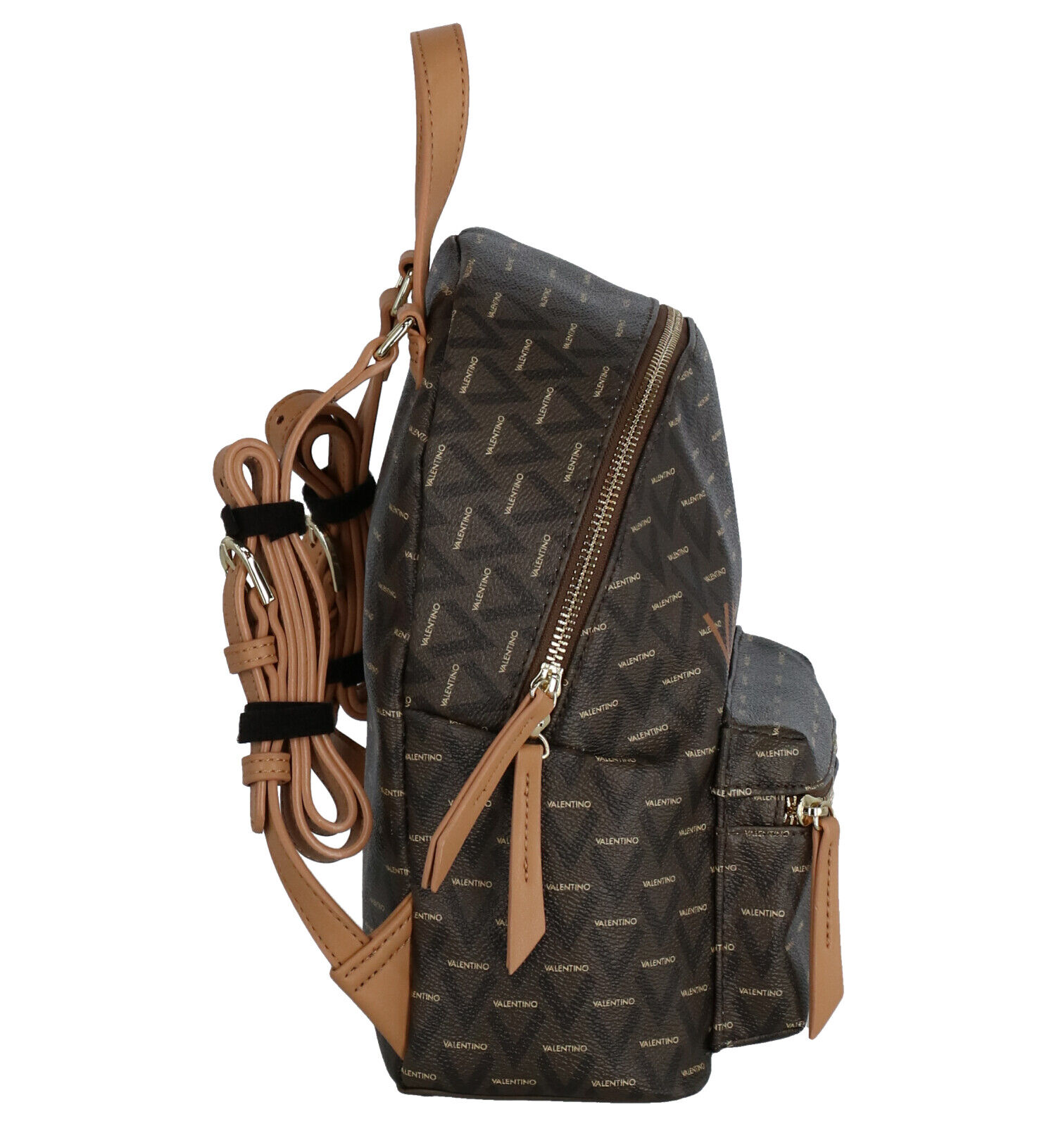 Valentino Handbags Liuto Bruine Rugzak Dames Rugzakken Online op TORFS.BE