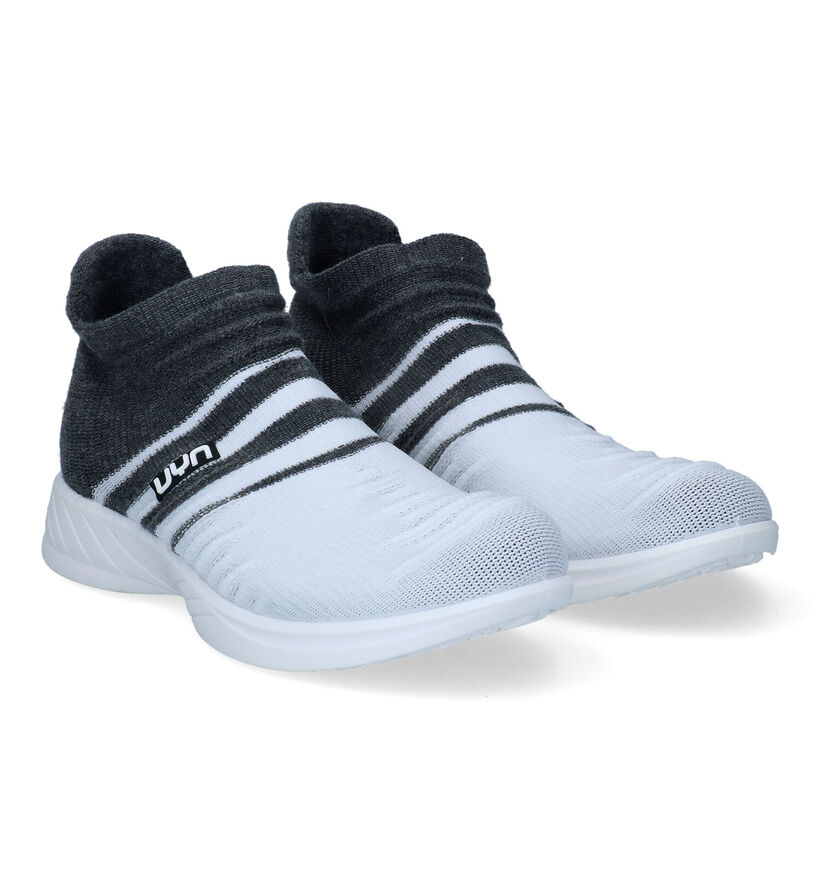 UYN X-Cross Baskets en Gris pour femmes (303138) - pour semelles orthopédiques