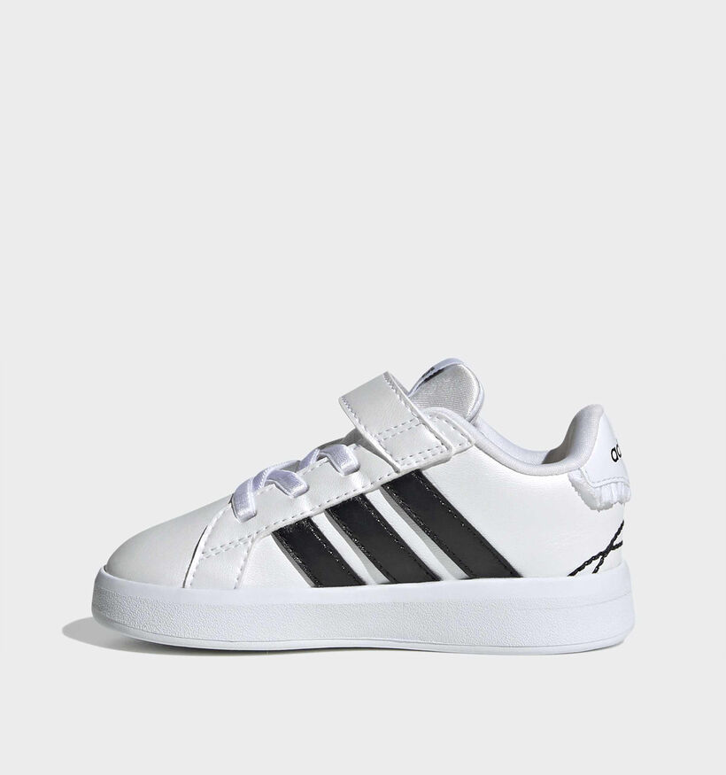 adidas Grand Court 3.0 Witte Sneakers voor meisjes (375411) - geschikt voor steunzolen