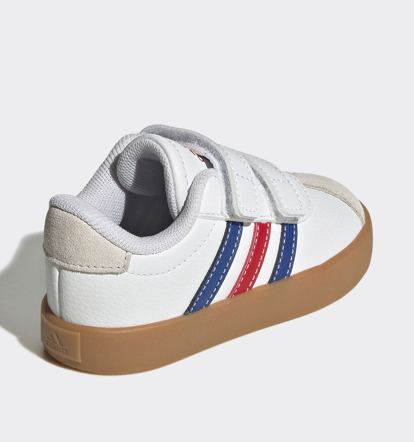 adidas VL Court 3.0 Witte Sneakers voor jongens, meisjes (365330) - geschikt voor steunzolen