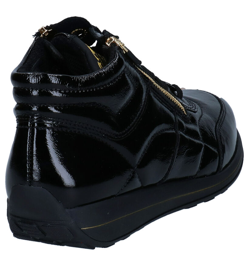 Ara Osaka Zwarte Sneakers voor dames (298946) - geschikt voor steunzolen