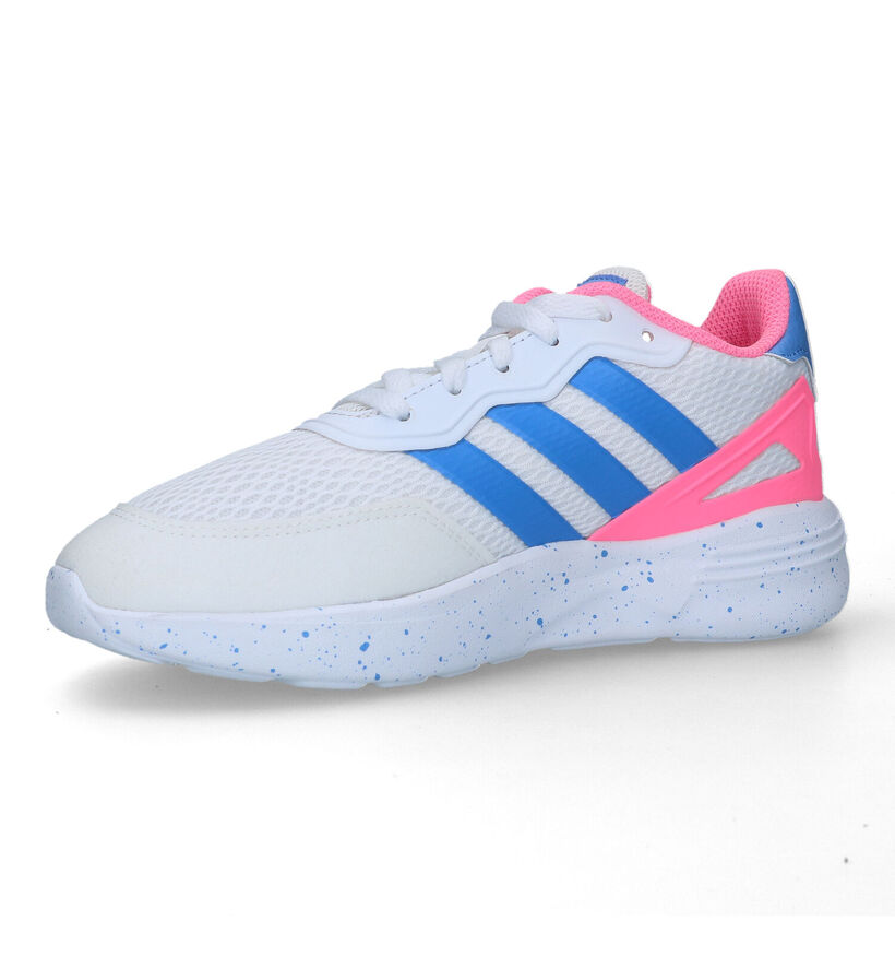 adidas Nebzed Witte Sneakers voor meisjes (324152)