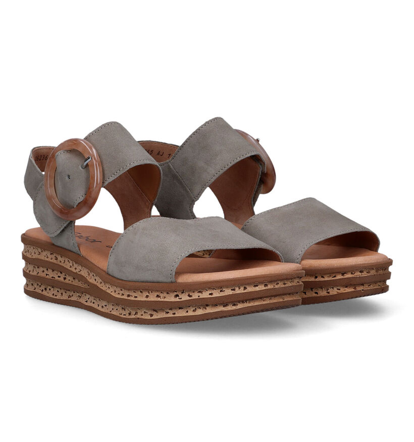 Gabor Best Fitting Kaki Sandalen voor dames (323103)
