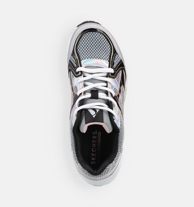 Skechers Uno Baskets basses en Argent pour filles (375700)