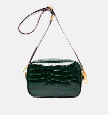 Laurent David Crossbody tassen Zwart/Bordeaux/Groen
