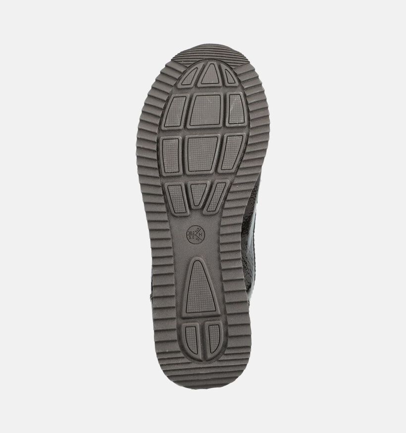Jana Chaussures plates en Brun fonc&eacute; pour femmes (377087)