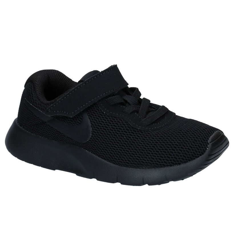 Nike Tanjun Baskets en Noir en textile (283702)