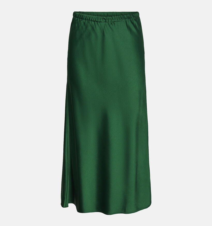 Pieces Norella HW Ankle Groene Satijnen Rok voor dames (339702)