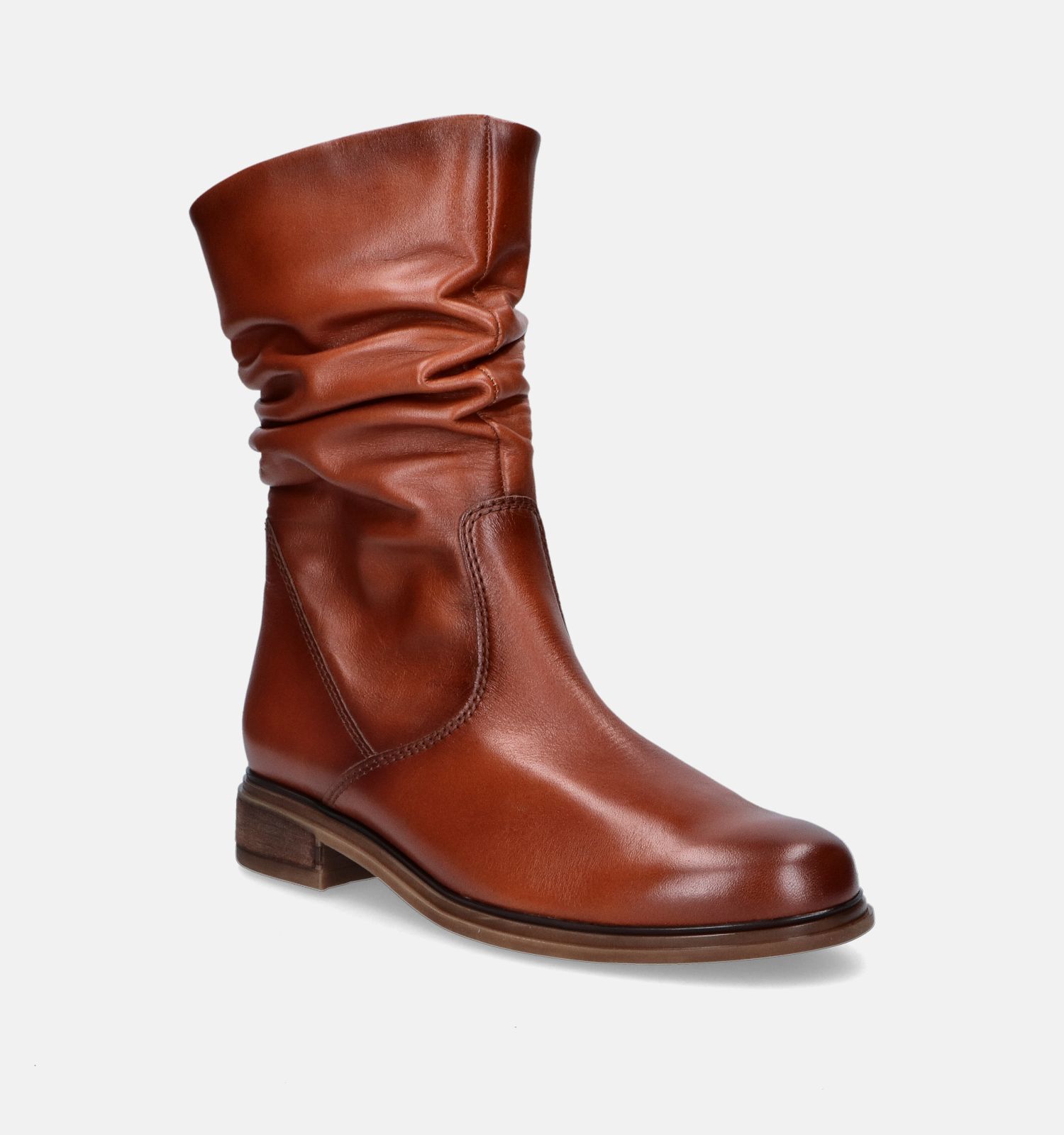 Gabor OptiFit Cognac Korte laarzen | Dames Laarzen | Online op TORFS.BE